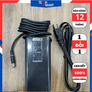 Sạc LAPTOP Dell Oval 180W Chân Kim To 19.5-9.23A Mới Chính Hãng Bảo Hành 1 đổi 1