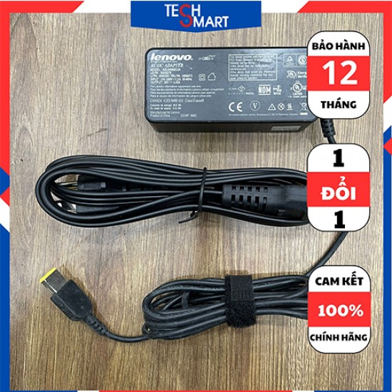 Sạc LAPTOP Lenovo 45W Chân Vuông USB 20V-2.25A Sạc Laptop Lenovo T450, T470, K21 Chính Hãng, Bảo Hành 12 tháng